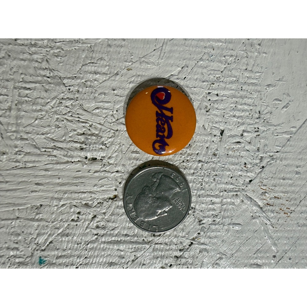 Joe Jackson Jumpin' Jive Pin 1" Orange Vintage Saxophone Music Button READ - Picture 2 of 6